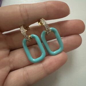 Melinda Maria light blue hoops